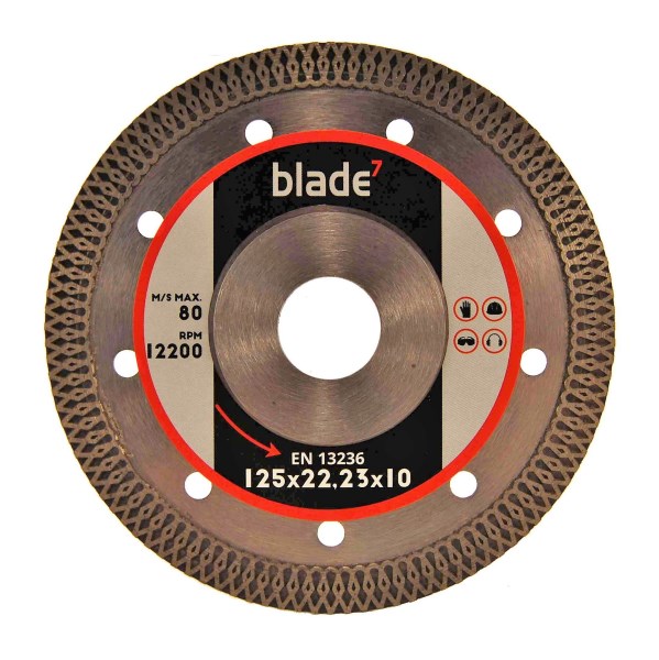 Diskas deimantinis 125 mm X-Turbo Blade7