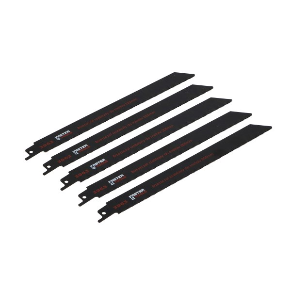 Pjūkleliai tiesiniam pjuklui, metalui 225mm 5 vnt .Faster Tools
