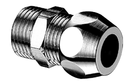 Jungtis Schell, tiesi 1/2'' x 3/8'', d 10mm, išorinis sriegis