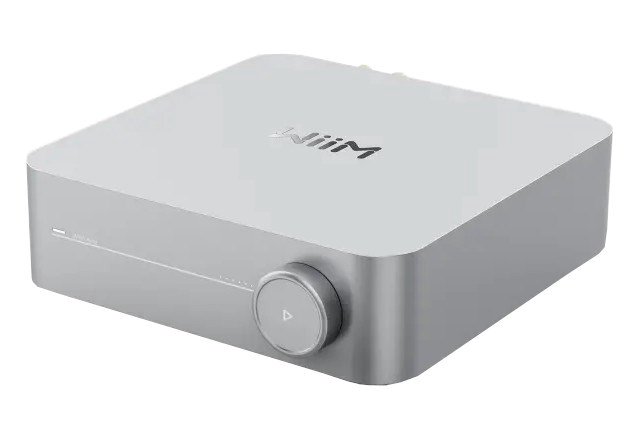 WiiM Amp Silver - Stereo transliacijos stiprintuvas