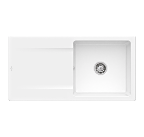 Villeroy - Boch Siluet 60 keraminė plautuvė : Spalva - Šviesiai ruda, Ventilis - Įprastas ventilis