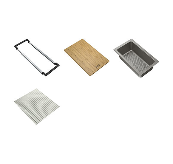 Franke 4 dalių All-in-one rinkinys plautuvei