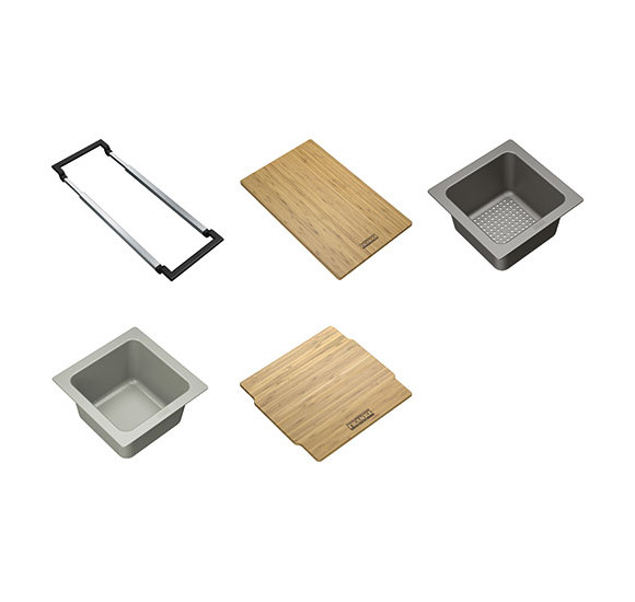 Franke 5 dalių All-in-one rinkinys plautuvei