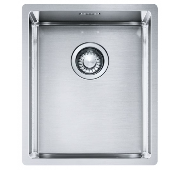 Franke BXX 210/110-34 nerūdijančio plieno plautuvė : Spalva - Nerūdijančio plieno, Ventilis - Užkemšamas ventilis
