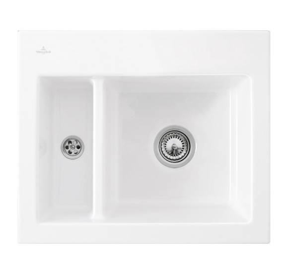Villeroy - Boch Subway 60 XM keraminė plautuvė : Spalva - Juoda metalizuota, Ventilis - Ekscentrinis ventilis