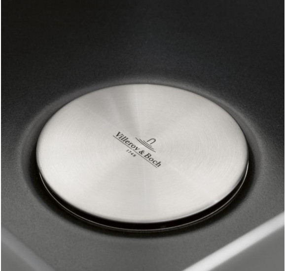 Villeroy-Boch plautuvės dugno grotelių dangtelis (universalus) : Spalva - Nerūdijančio plieno