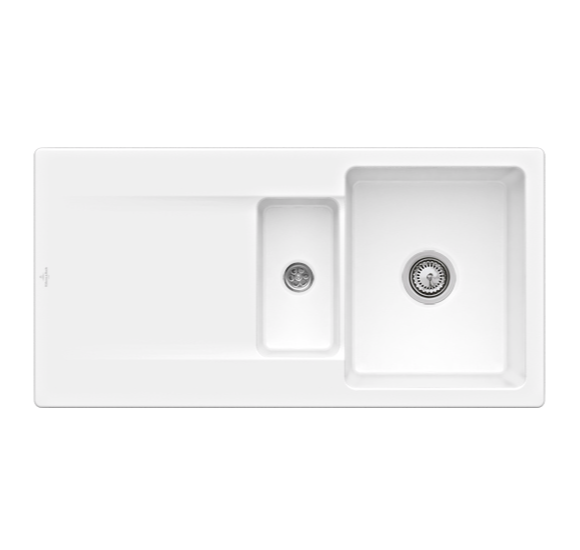 Villeroy - Boch Siluet 60 R keraminė plautuvė : Spalva - Grafitas, Ventilis - Įprastas ventilis