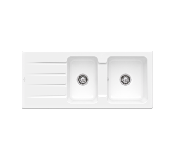 Villeroy - Boch Architectura 80 keraminė plautuvė : Spalva - Grafitas, Ventilis - Ekscentrinis ventilis