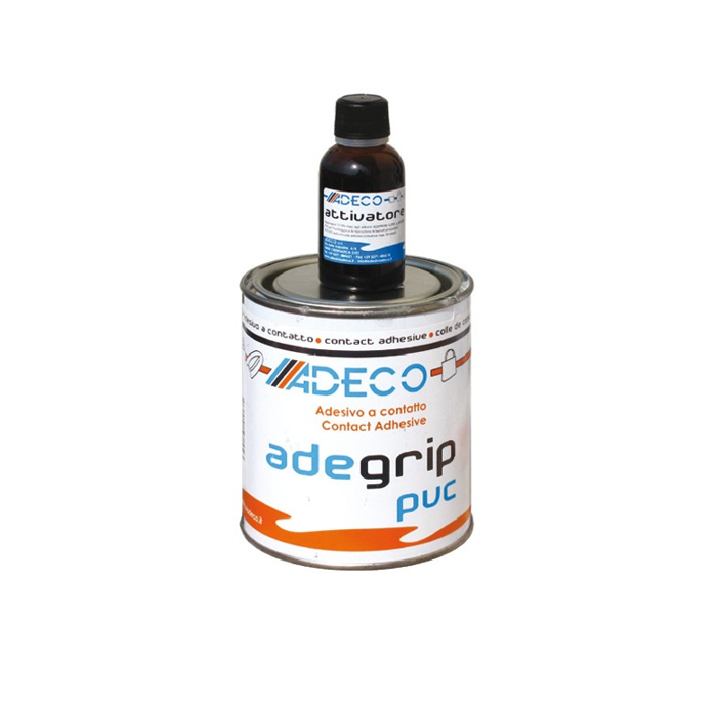 Klijai PVC Adeco Adegrip Dviejų Komponentų 850g + Aktyvatorius 50ml