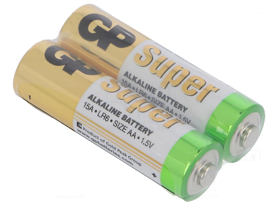 GP Super Alkaline Elementai AA/LR06 .