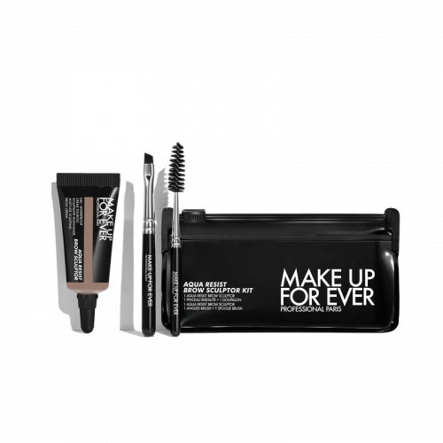 Make Up For Ever Aqua Resist Brow Sculptor Kit 24hr Antakių formavimo rinkinys, 15 - Neutral Blond