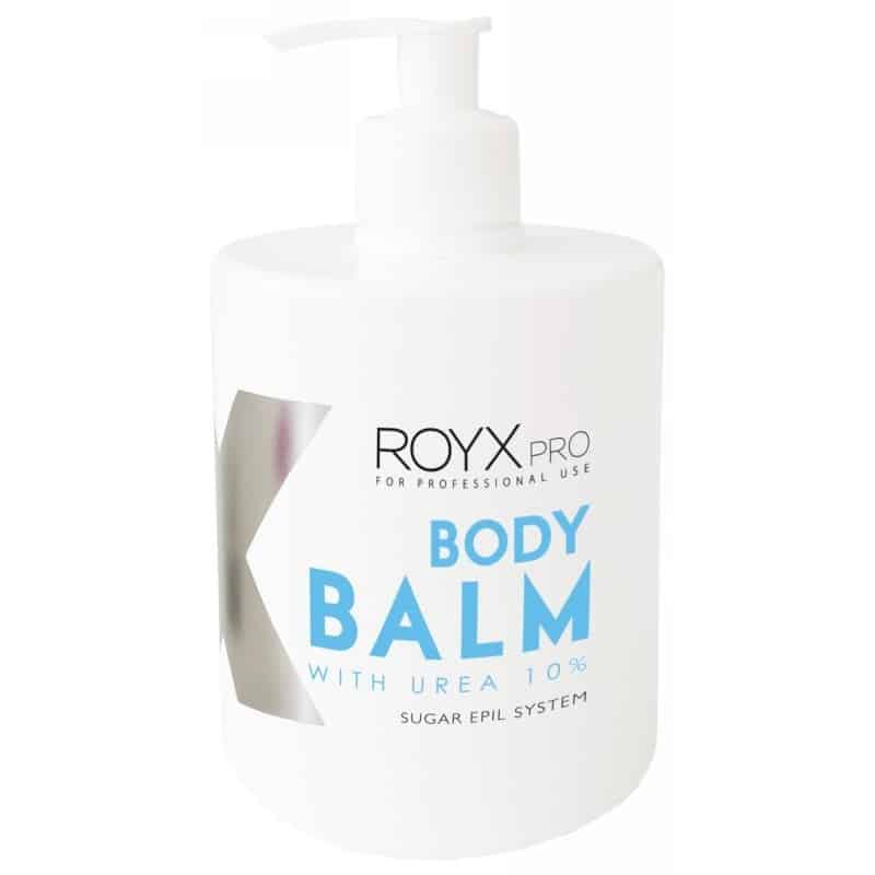 Balzamas odai po depiliacijos Royx Pro Body Balm With Urea 10 % ROYX25320, su šlapalu, 500 ml