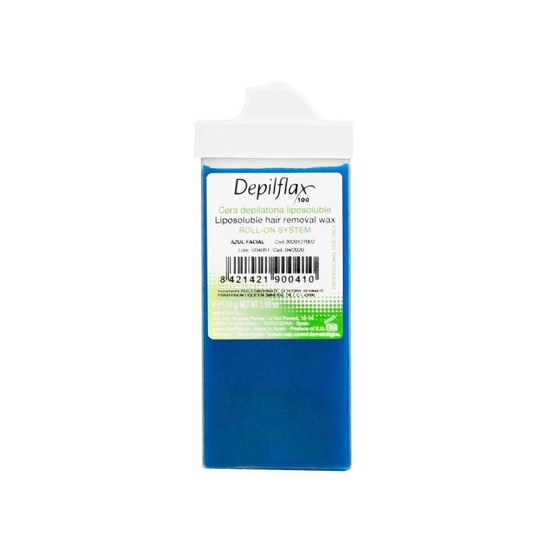 DEPILFLAX 100 depiliacinis vaškas kasetėje AZULENE SMALL, 110 g