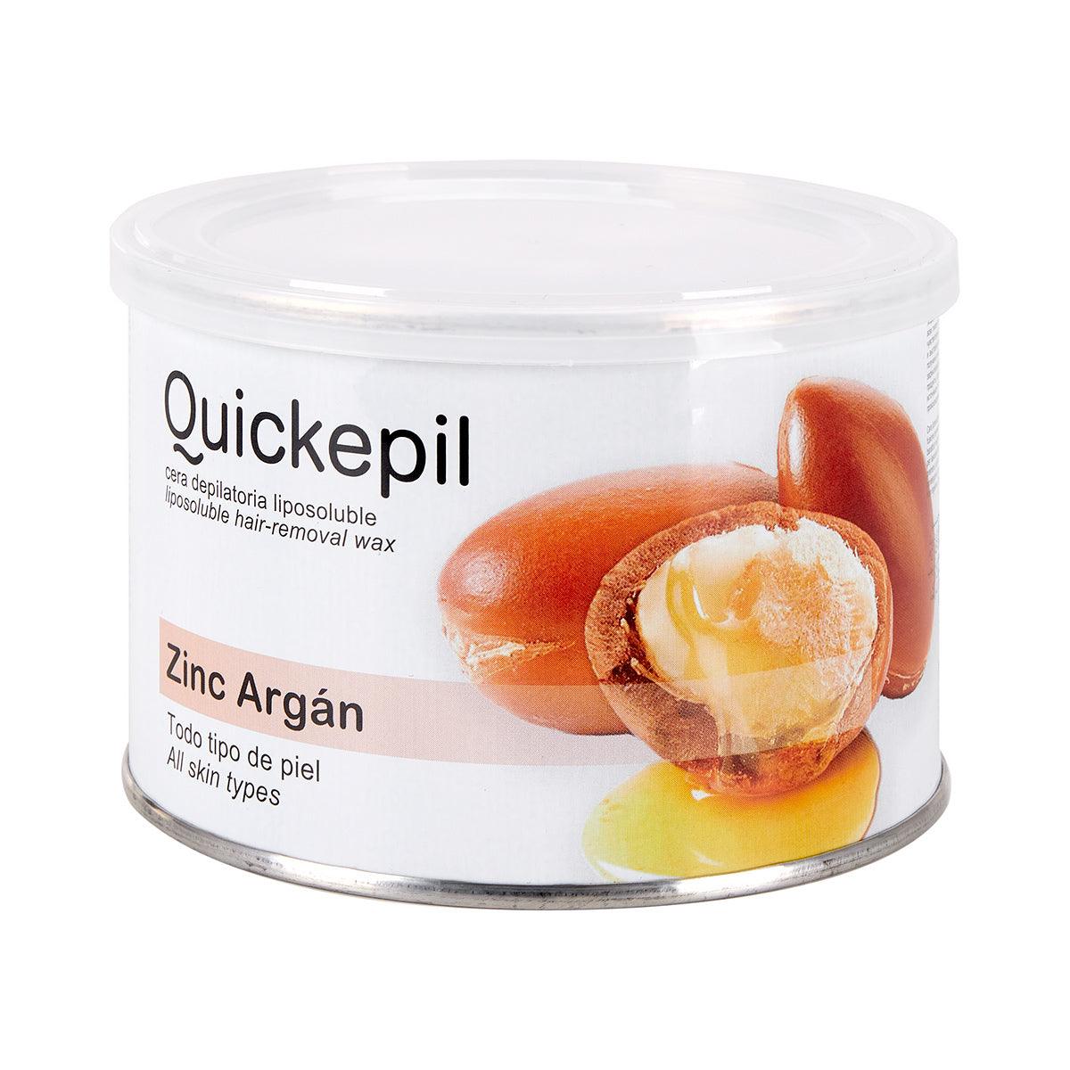 QUICKEPIL depiliacinis vaškas skardinėje ZING-ARGAN, 400 ml