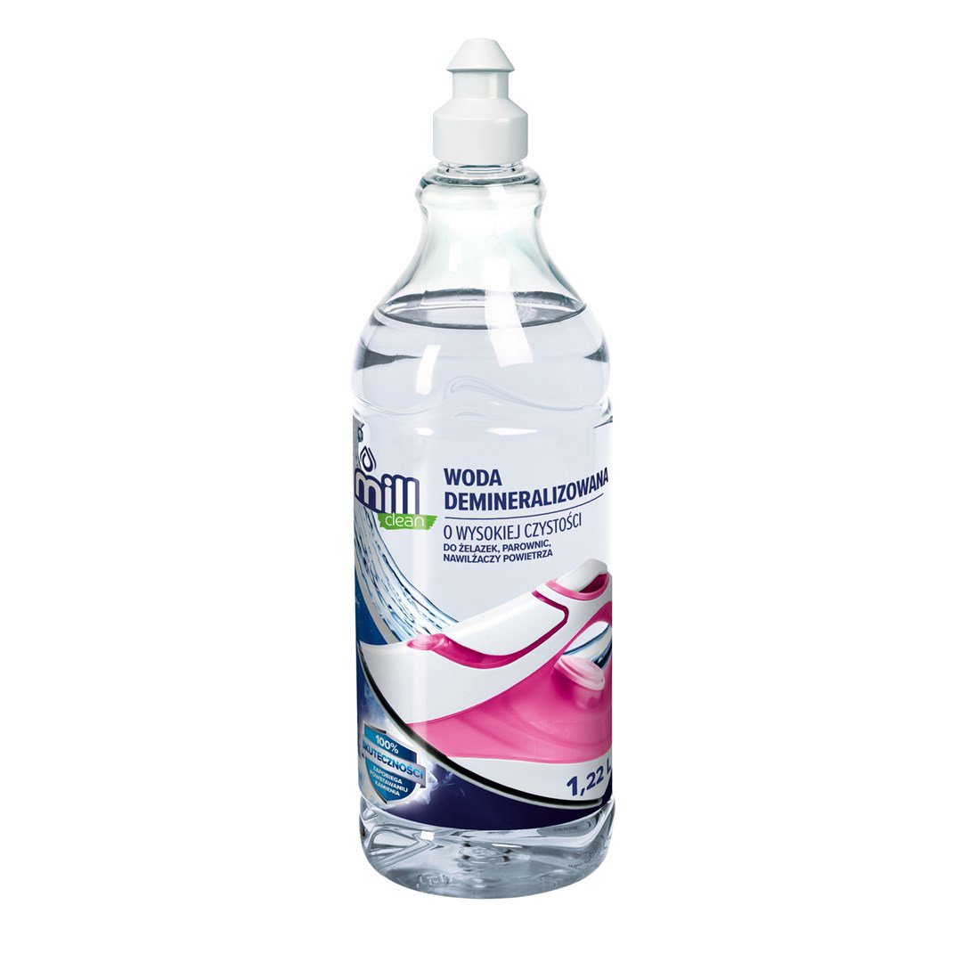Demineralizuotas vanduo lygintuvams, garintuvams, drėkintuvams Mill Clean 1,22 l