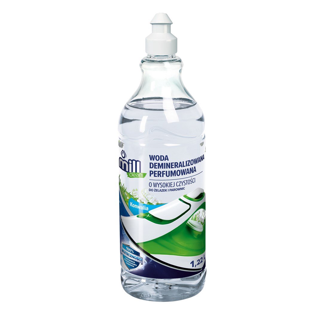 Parfumuotas demineralizuotas vanduo didelio grynumo lygintuvams Mill Clean 1,22 l