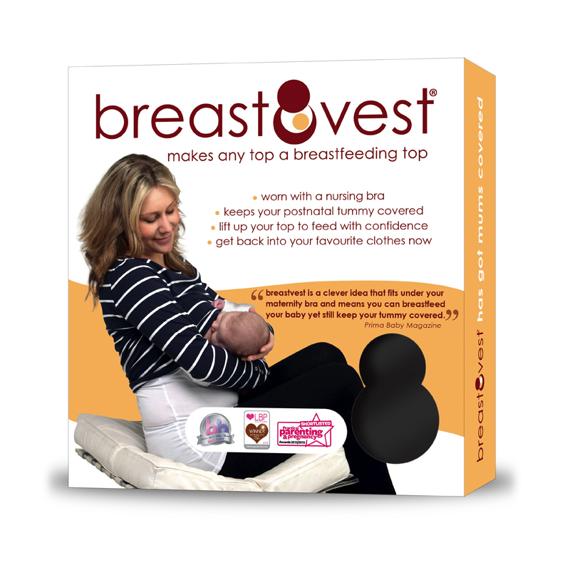 BREASTVEST liemenė maitinančioms mamoms, juoda