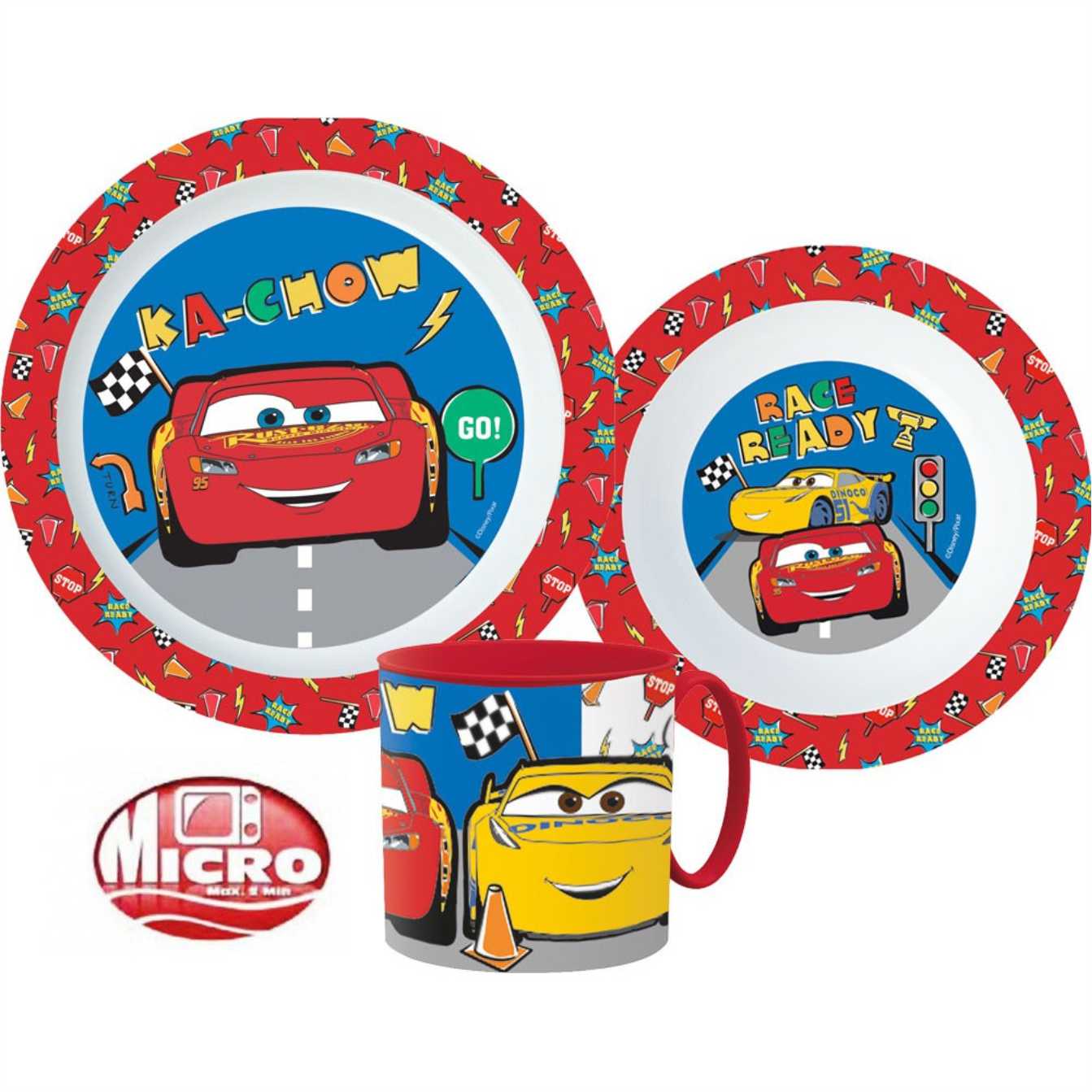 JAVOLI indų rinkinys DISNEY CARS, 3 dalys