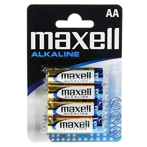 Maitinimo elementai MAXELL ALKALINE AA, 4 vnt.