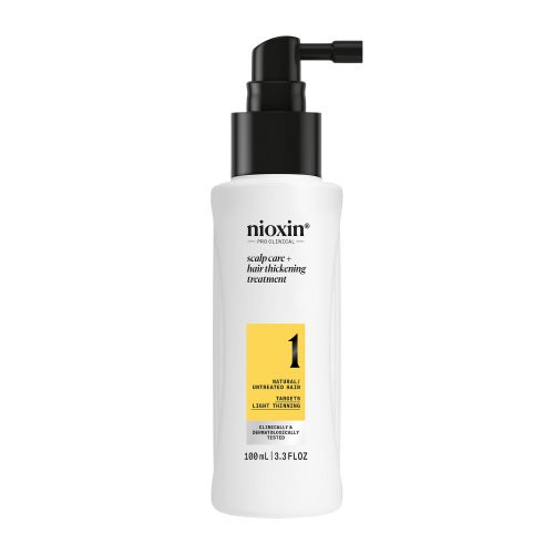 Nioxin Pro Clinical System 1 Treatment Nenuplaunama galvos odos ir plaukų priežiūros priemonė, 100ml