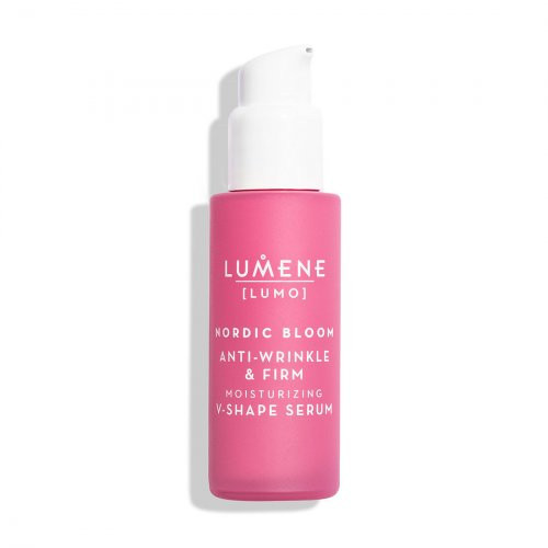 Lumene Nordic Bloom Anti-wrinkle & Firm Moisturizing V-Shape Serum Stangrinamasis ir drėkinamasis serumas nuo raukšlių, 30ml