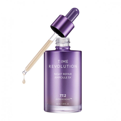 Missha Time Revolution Night Repair Ampoule 5x Naktinis regeneruojamasis veido serumas, 50ml