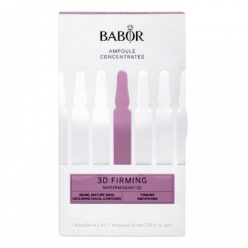 Babor 3D Firming Ampoule Concentrate Veido ovalą formuojančios, stangrinančios ampulės, 7x2ml