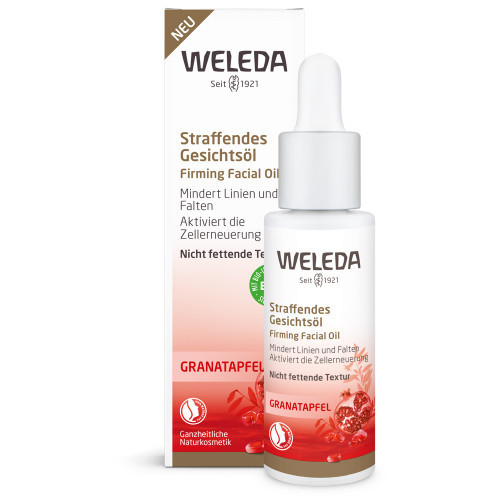 Weleda Pomegranate Firming Facial Oil Stangrinamasis aliejus veidui su granatais, 30ml