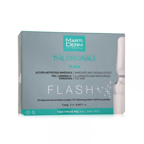 MartiDerm The Originals Flash Ampoules Nuovargio žymes pašalinančios veido ampulės, 5amp.