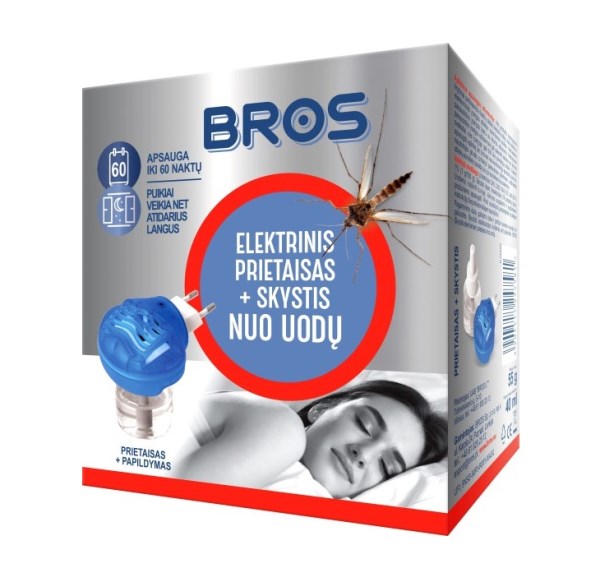 Elektrinis uodų atbaidymo prietaisas + skystis BROS