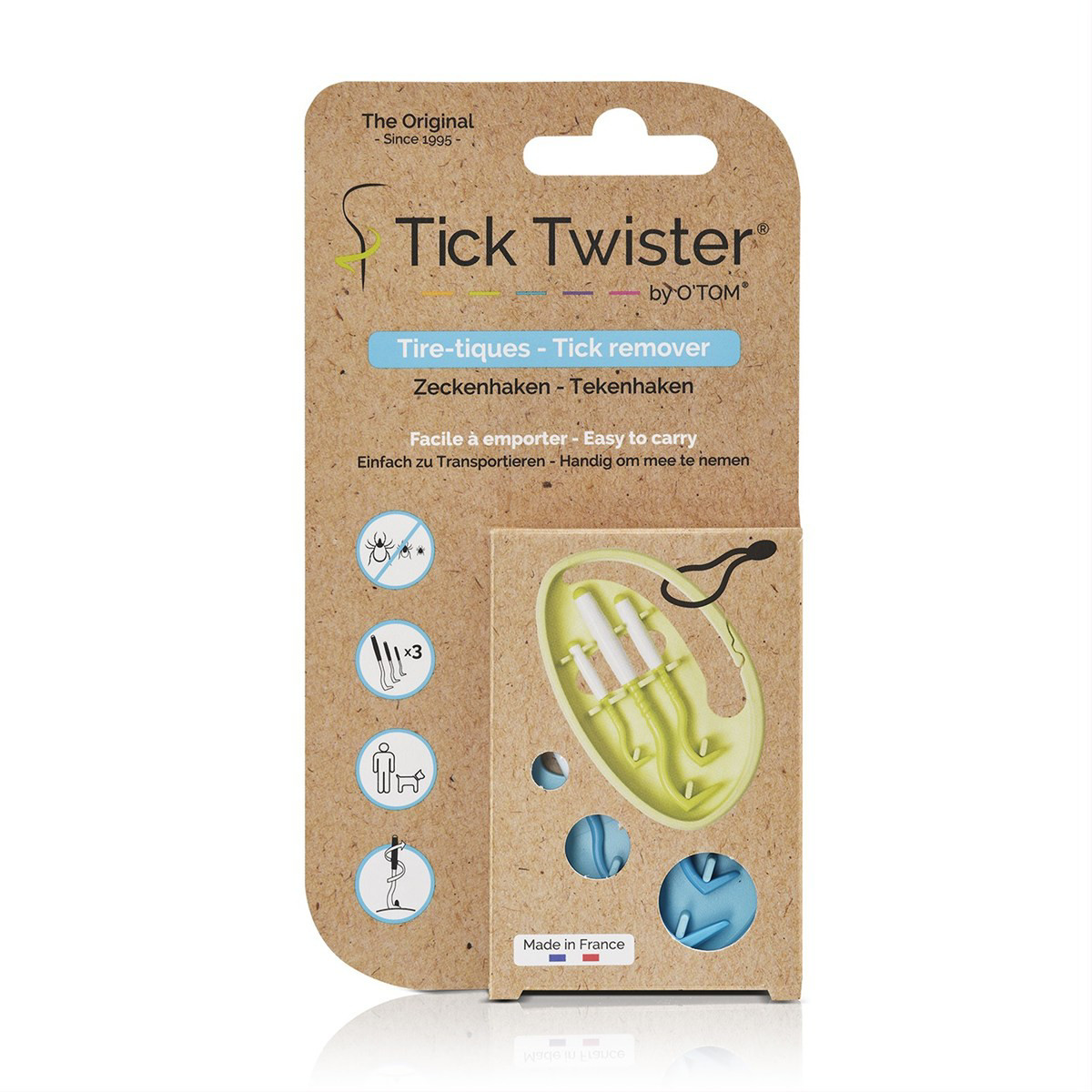 TICK TWISTER, erkių traukiklis, 1vnt.