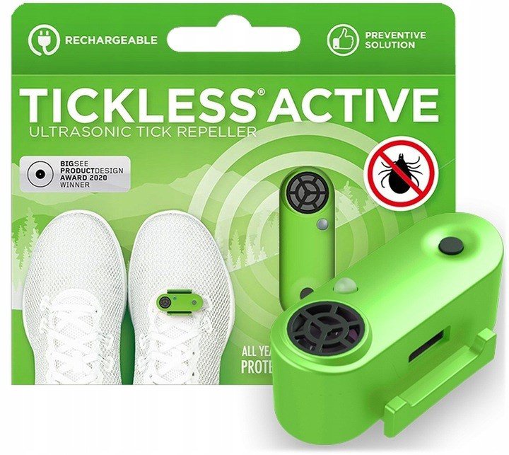 REPELENTAS NUO ERKIŲ ŽMONĖMS „TICKLESS ACTIVE GREEN
