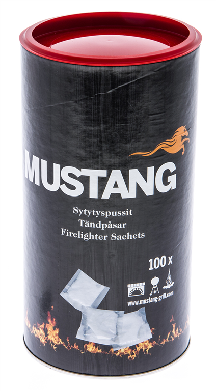 Uždegimo maišeliai MUSTANG 100 vnt