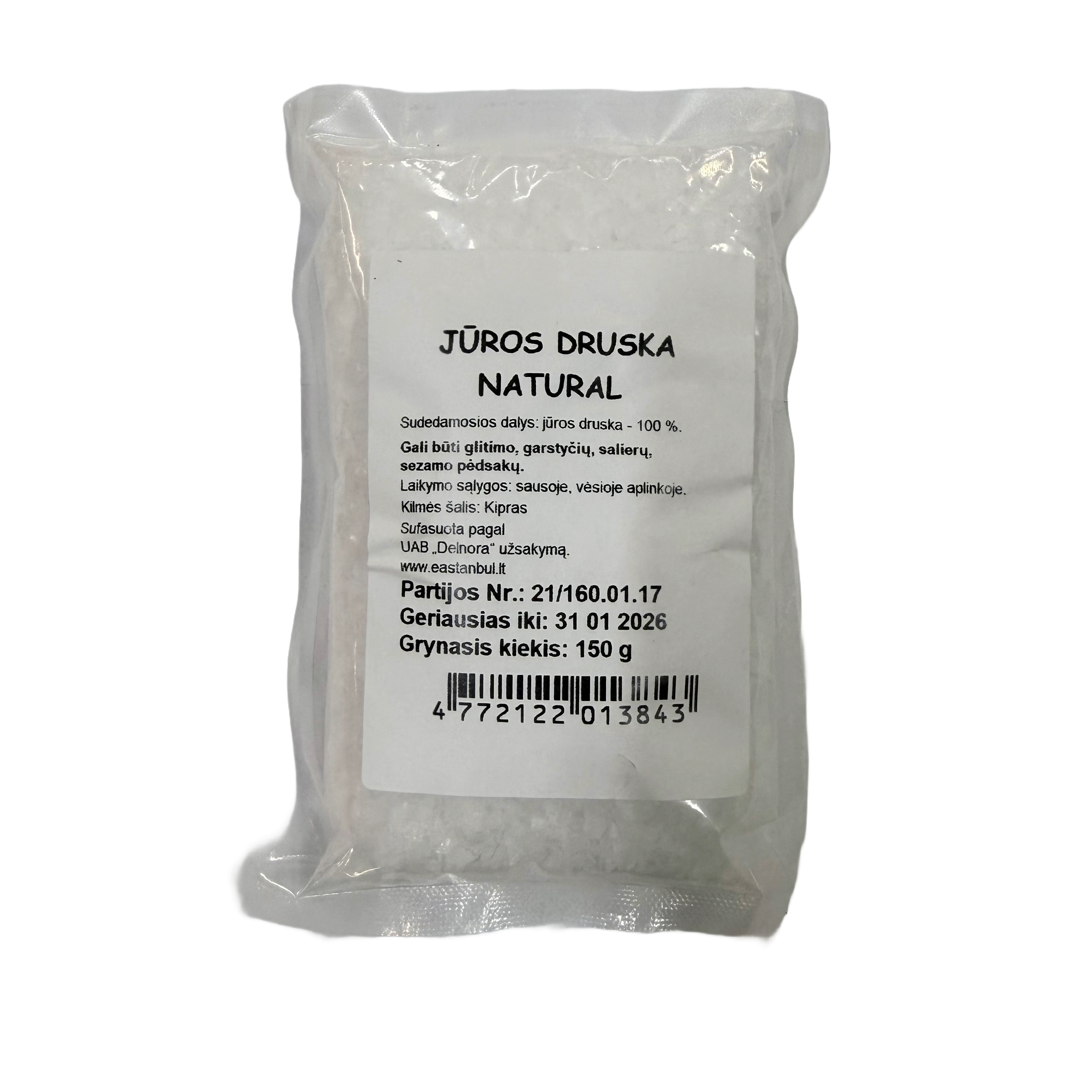 Jūros druska "Natural", 150g