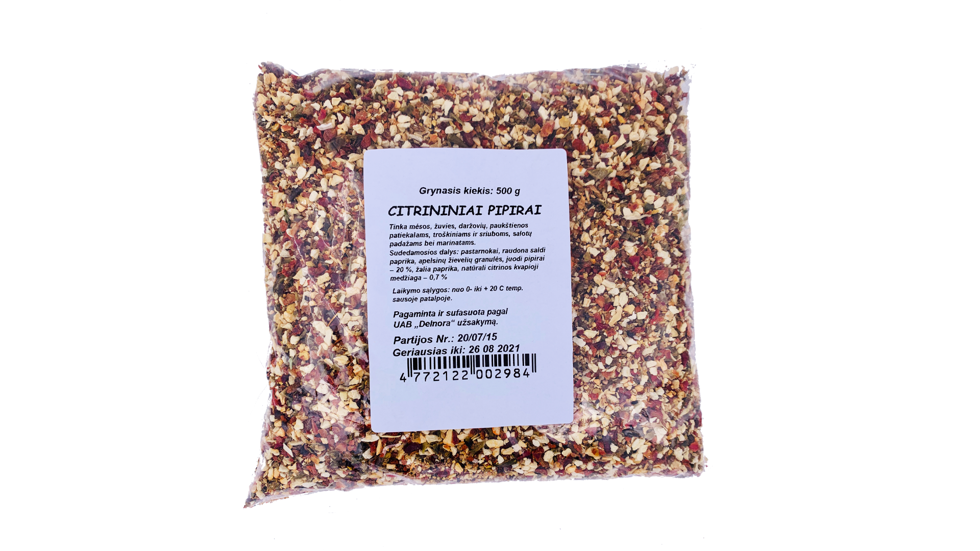 Citrininiai pipirai, 500 g