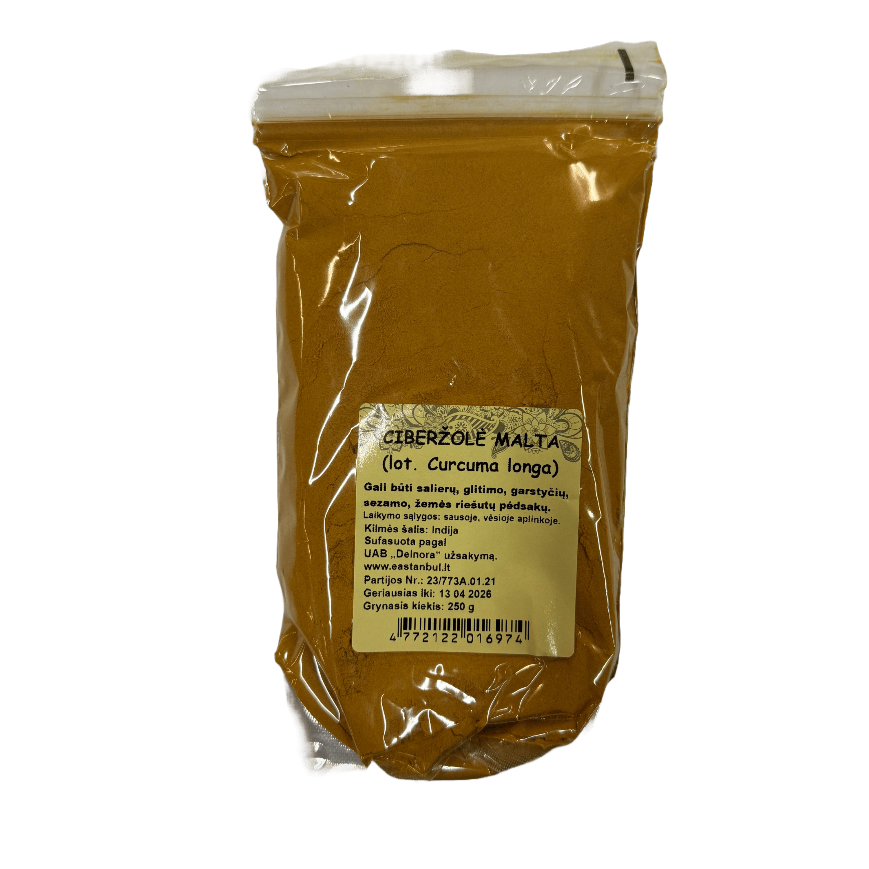 Ciberžolė malta, 250g