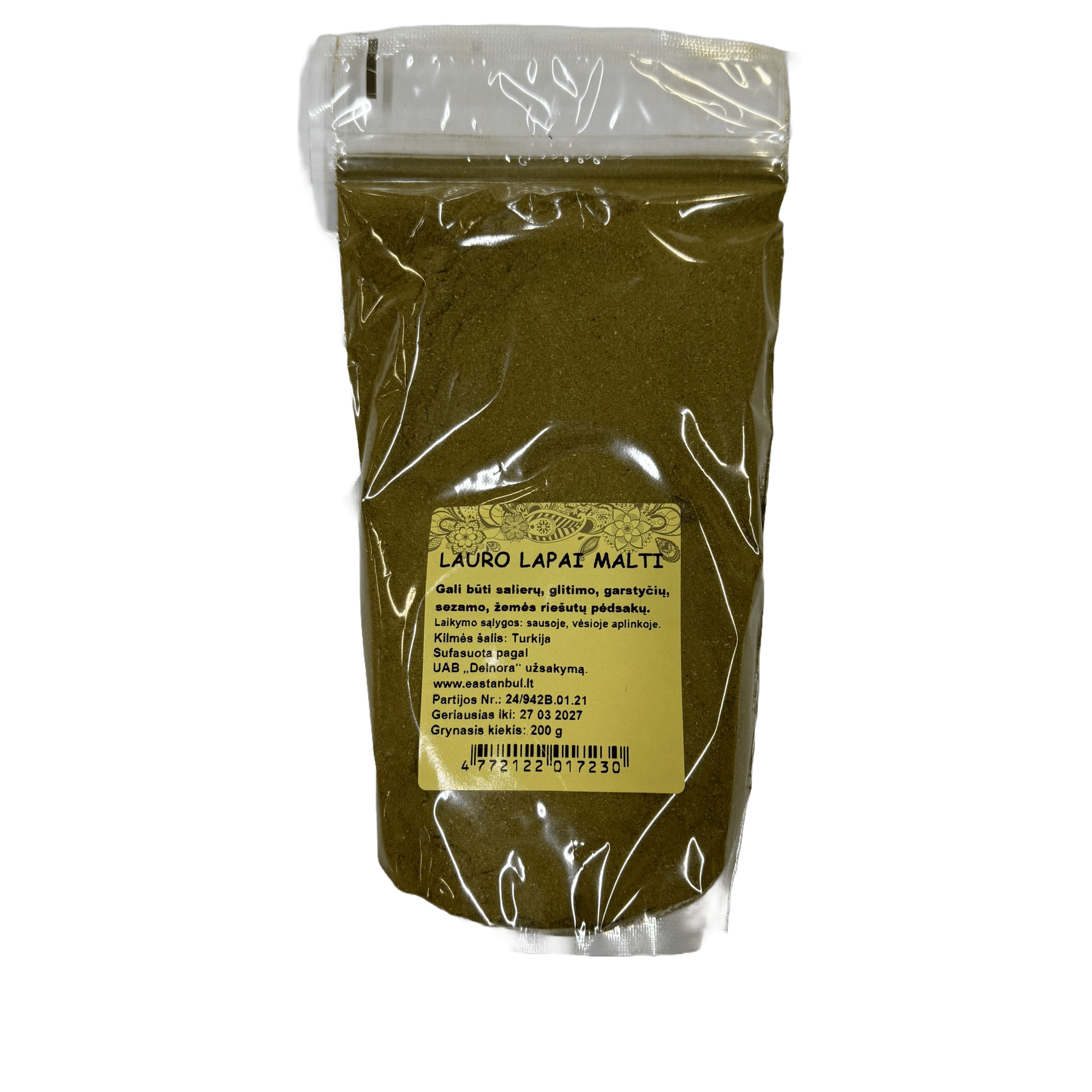 Lauro lapai malti, 200g