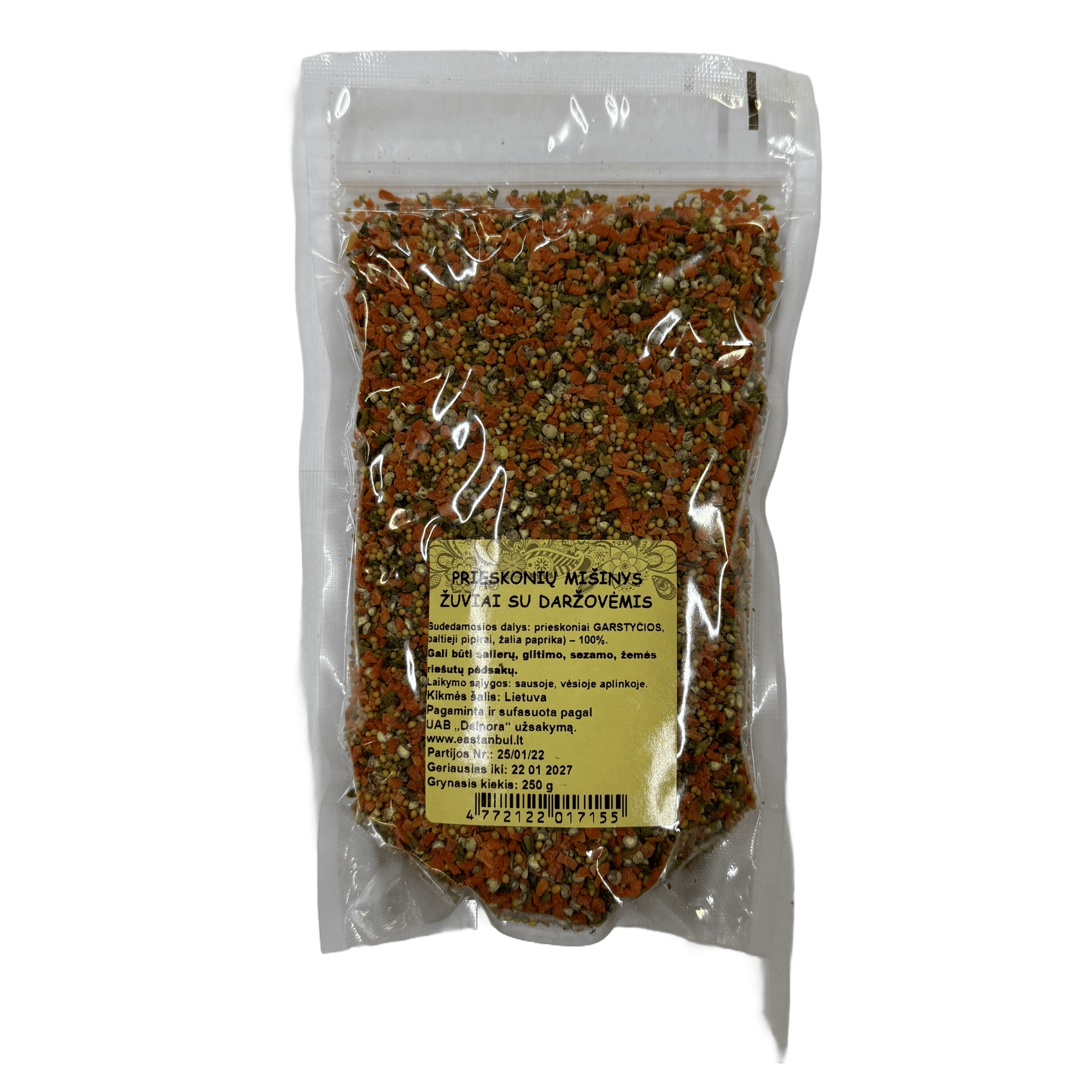 Prieskonių mišinys Žuviai su daržovėmis, 250g