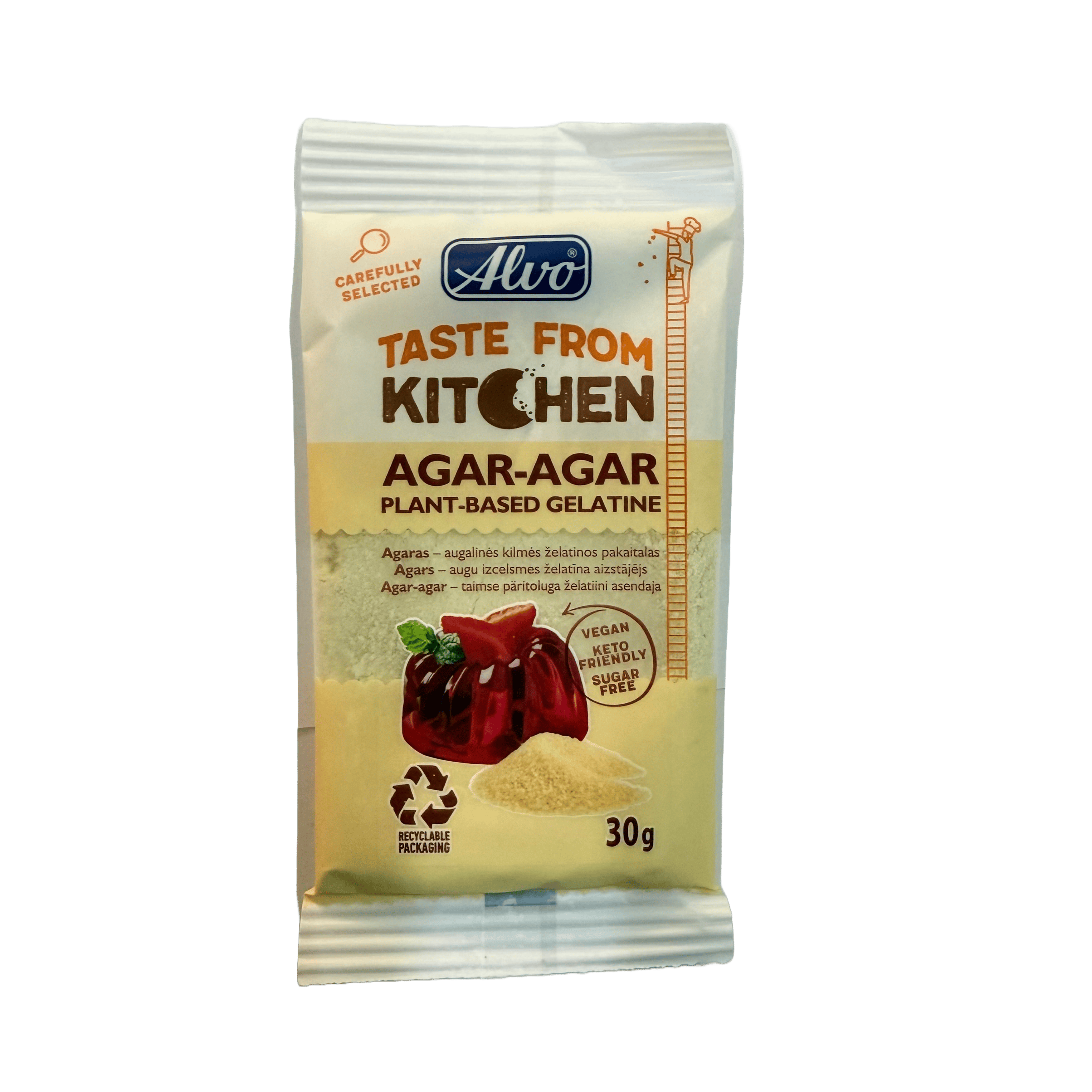 Agaras augalinės kilmės želatinos pakaitalas, 30g