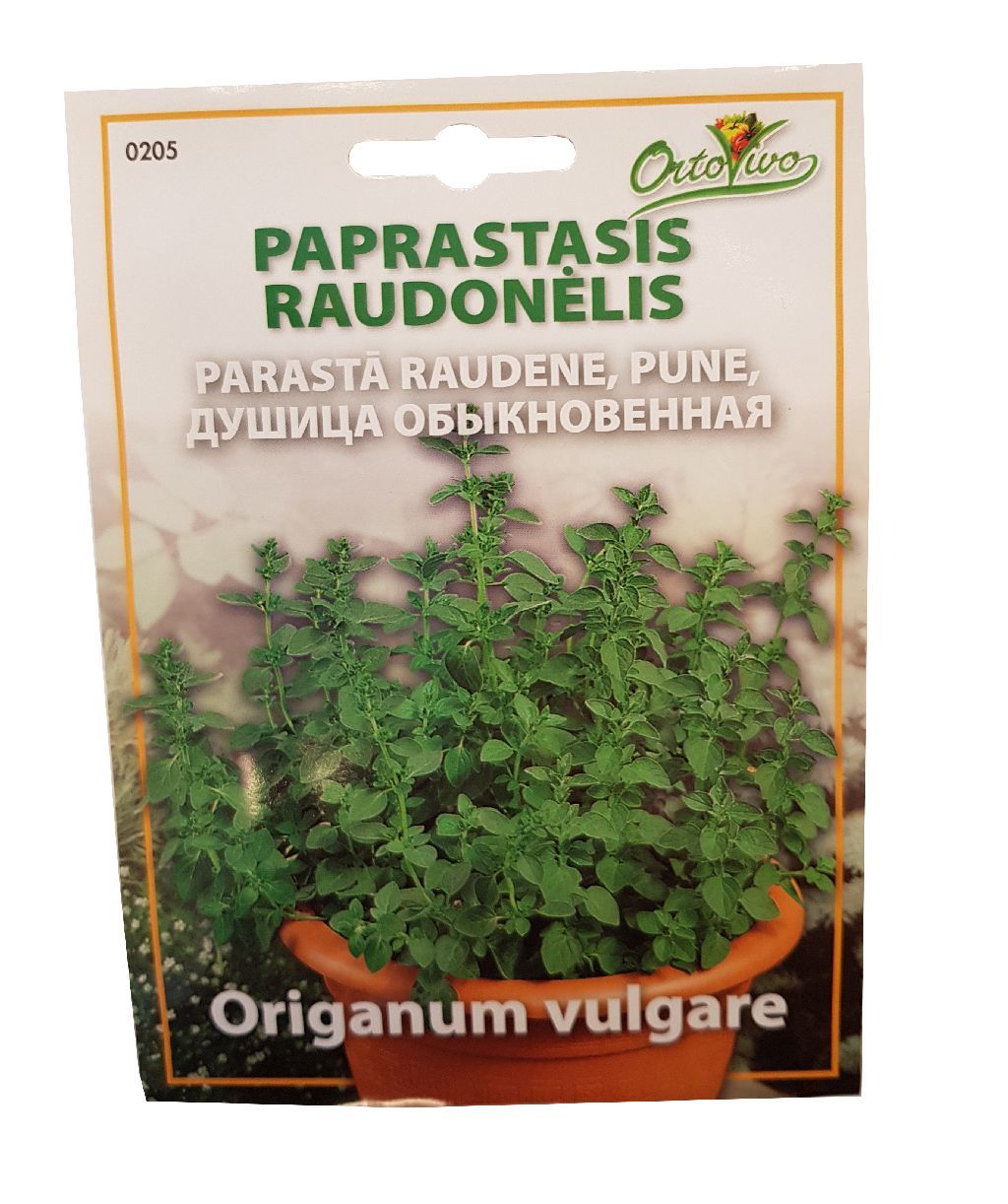 Paprastųjų raudonėlių sėklos, 0,07 g