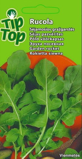 Sėjamųjų gražgarsčių sėklos RUCOLA, 2 g