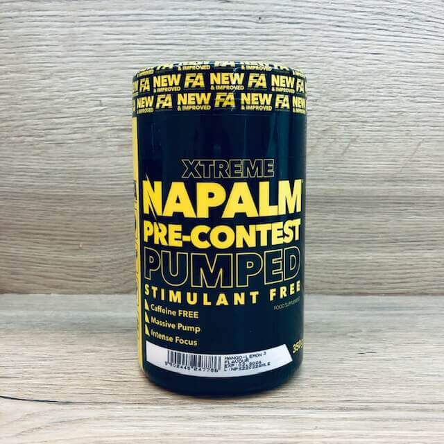 Fitness Authority Nutrition Xtreme Napalm Pre-Contest Pumped Stimulant Free - 350g