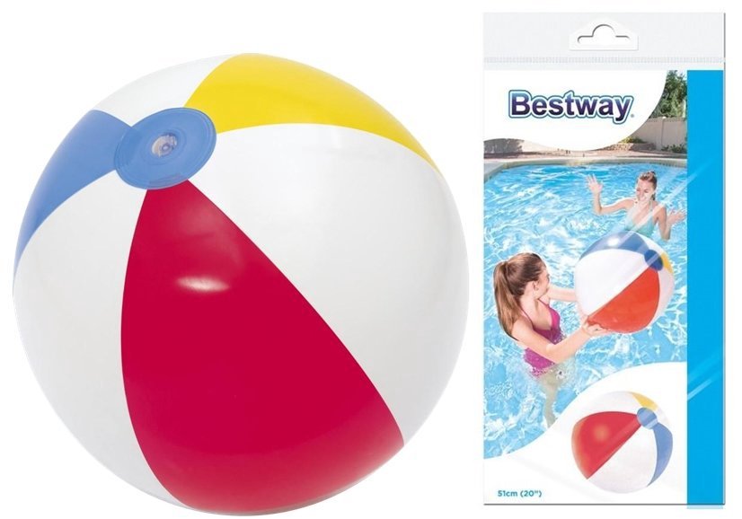 Pripučiamas kamuolys Bestway, 51 cm