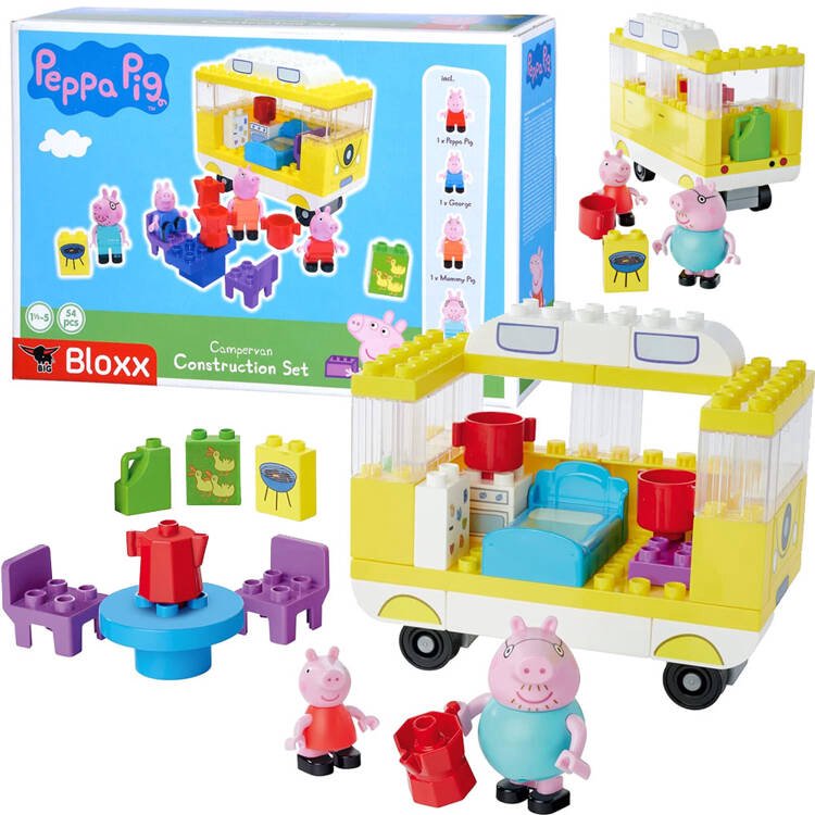 Konstruktoriaus rinkinys Peppa Pig kemperis,52 detalės