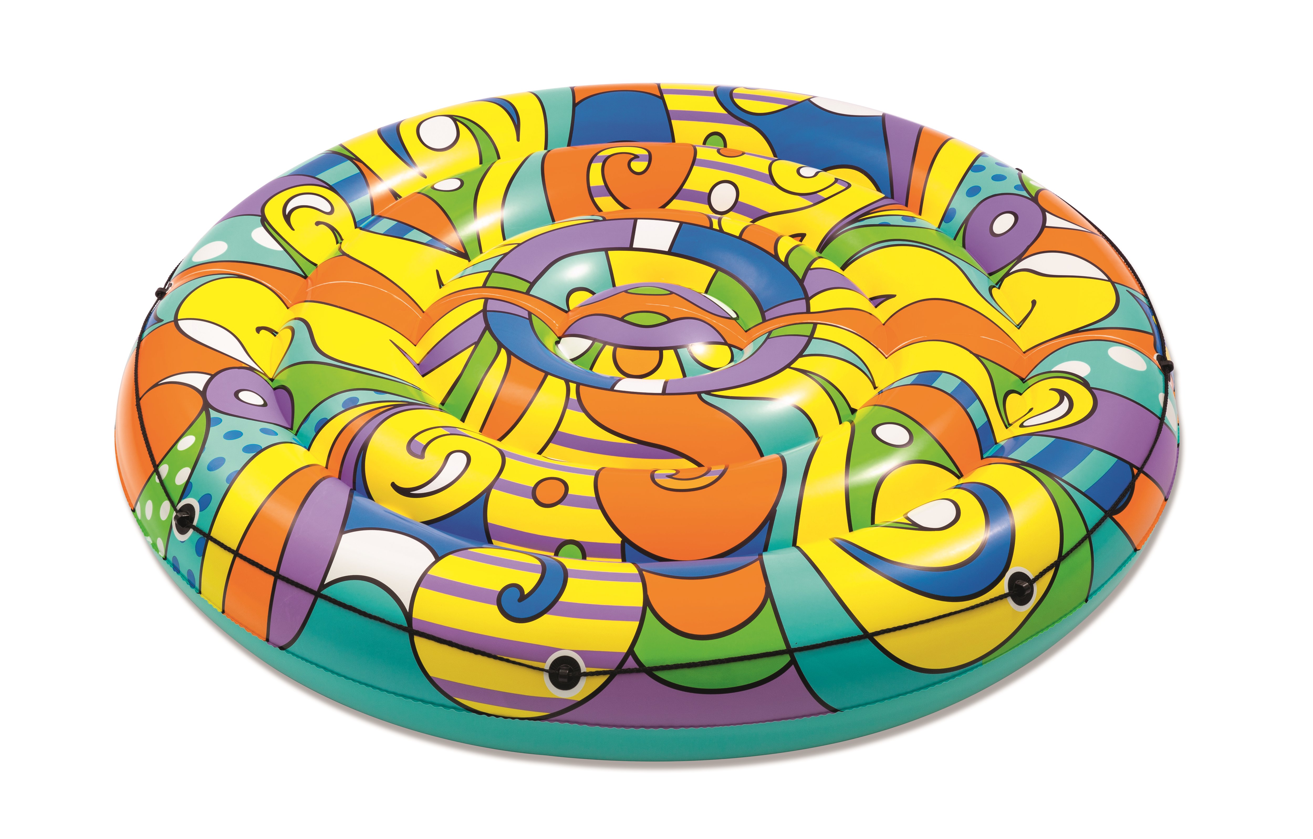 Pripučiamas plaustas Bestway 43195 Art Collection 173x176cm
