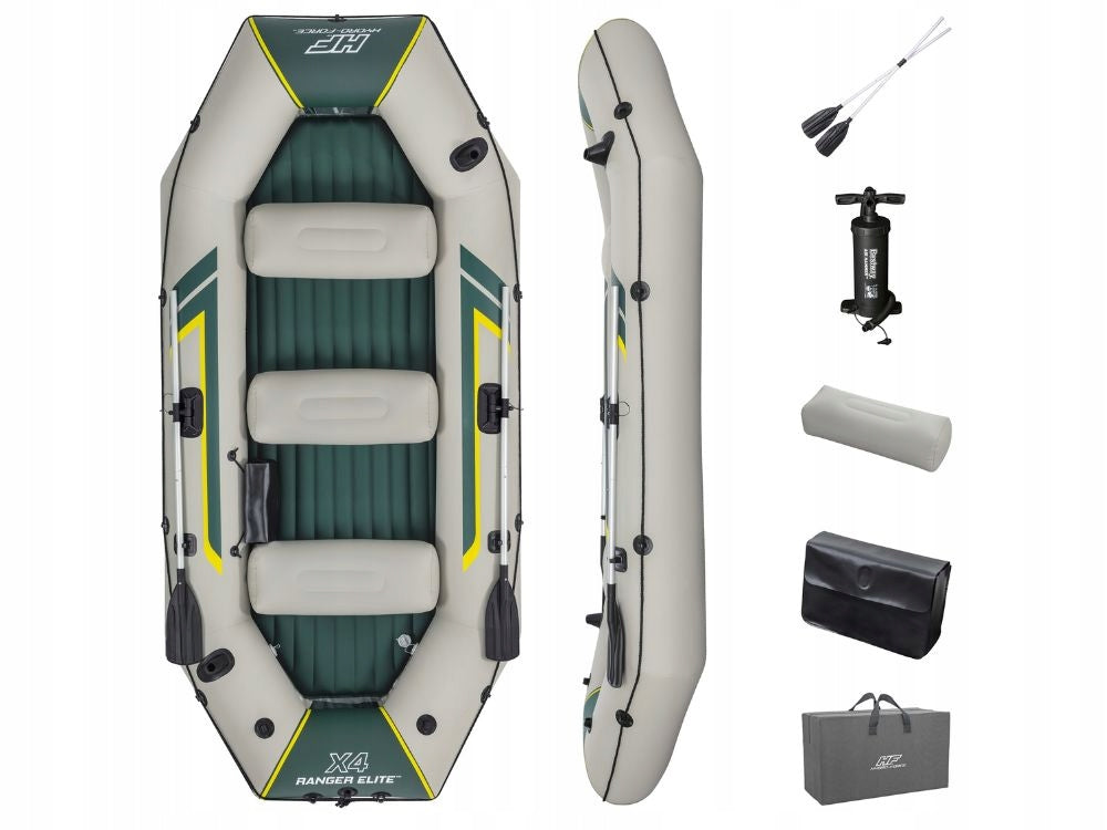 Pripučiama valtis - keturių vietų Bestway Ranger Elite X4 Raft Set 320cm