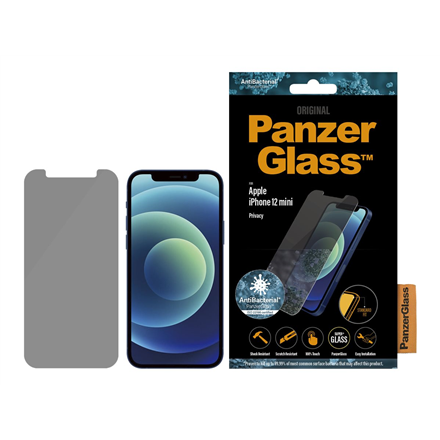 PanzerGlass | Apple | For iPhone 12 Mini | Tempered Glass | Transparent | Privacy glass|P2707