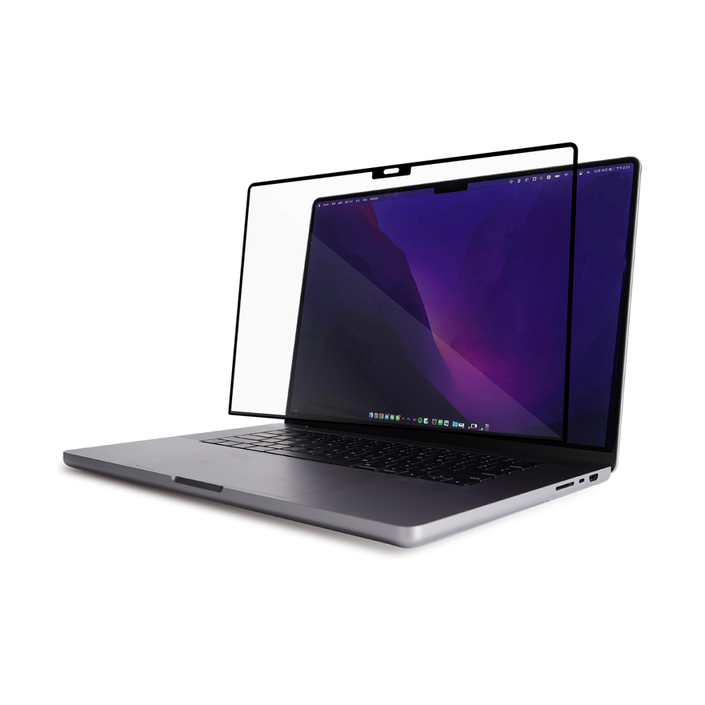 Moshi iVisor XT for MacBook Pro 16-inch (M1, 2021) - Black (Clear/Glossy)