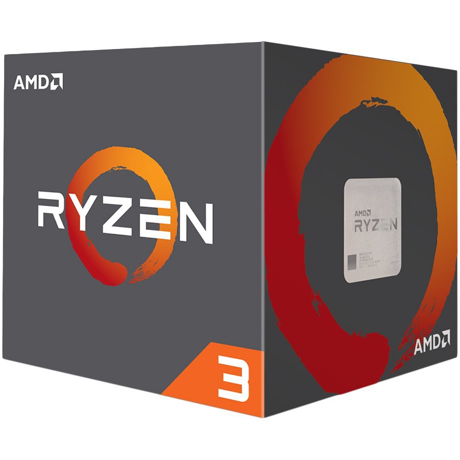 Procesorius AMD Ryzen 3 3100, 3.6 GHz, AM4, Processor threads 8, Packing Retail, Processor cores 4,