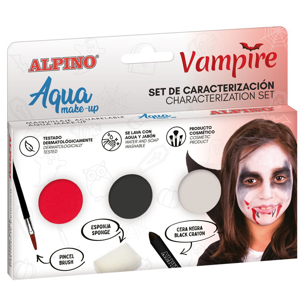 Makiažo rinkinys ALPINO Vampiro Aqua make-up 3 spalvos